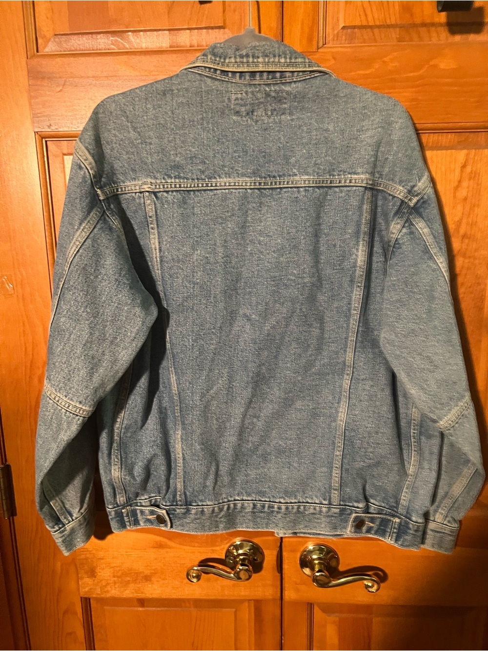 PLAYBOY Light Blue Denim Jacket with Logo Patch - Picture 2 of 3